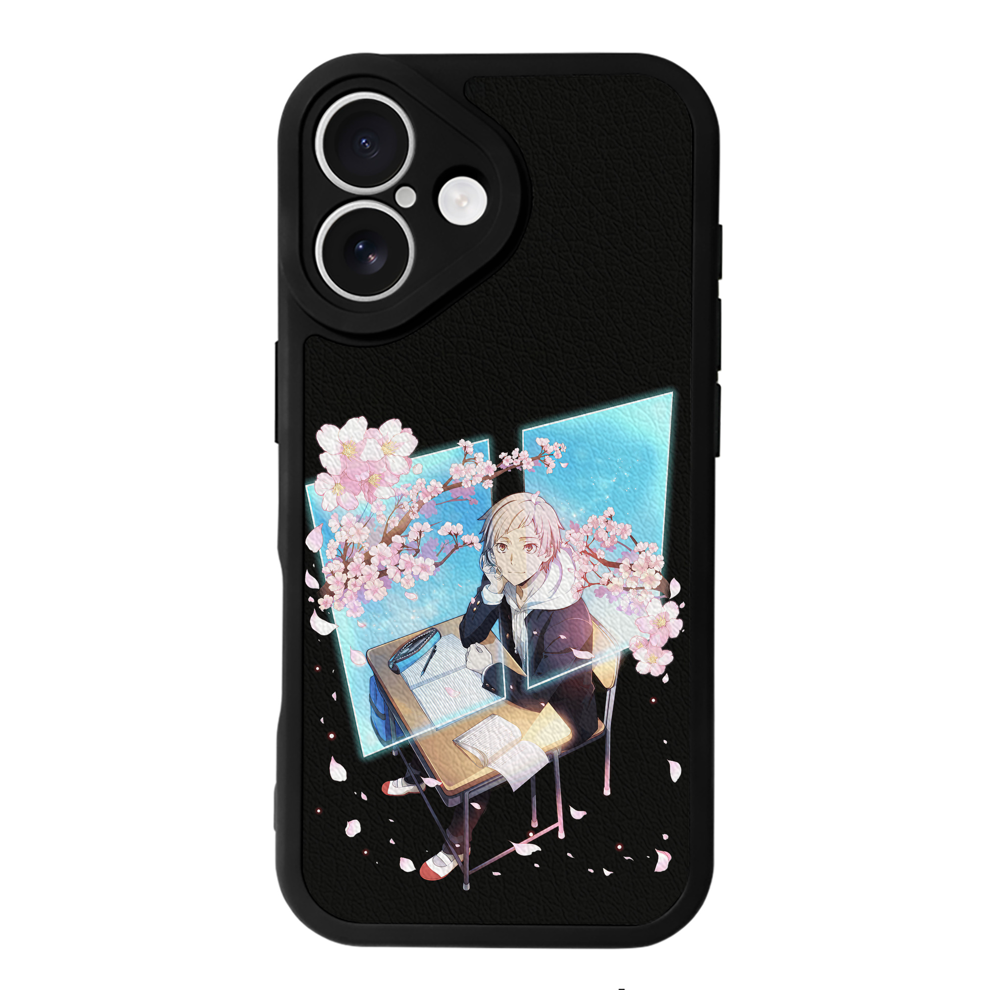 （画像用） 文豪ストレイドッグス Bungo Stray Dogs 【iPhone 16シリーズ対応】シリコンスマホケース（レザー調） 材質：シリコン